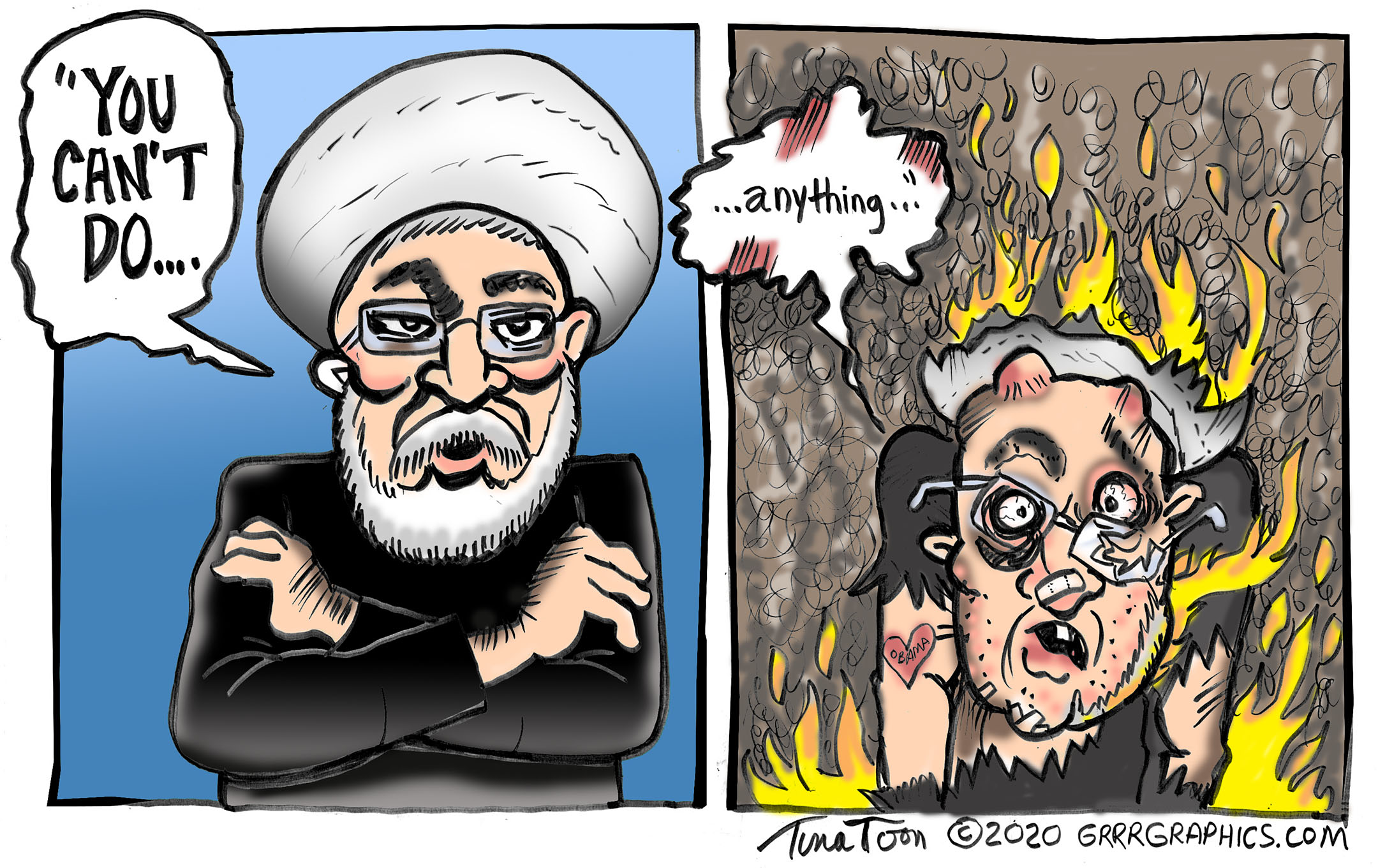 Iran mullah Tina Toon