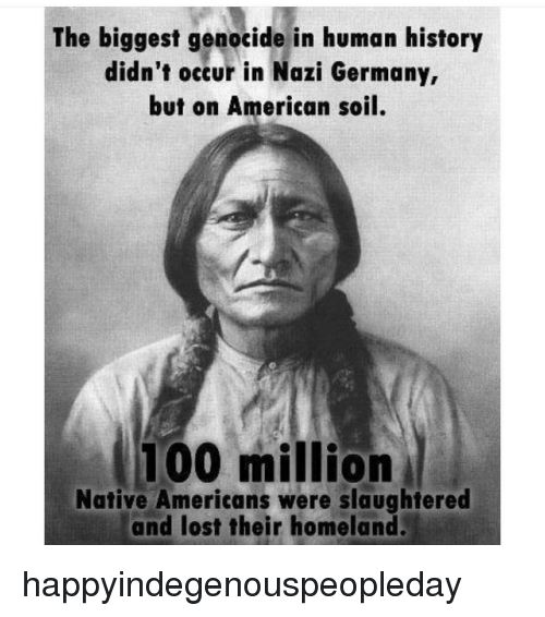 the biggest genocide in human history didnt occur in nazi 8625732