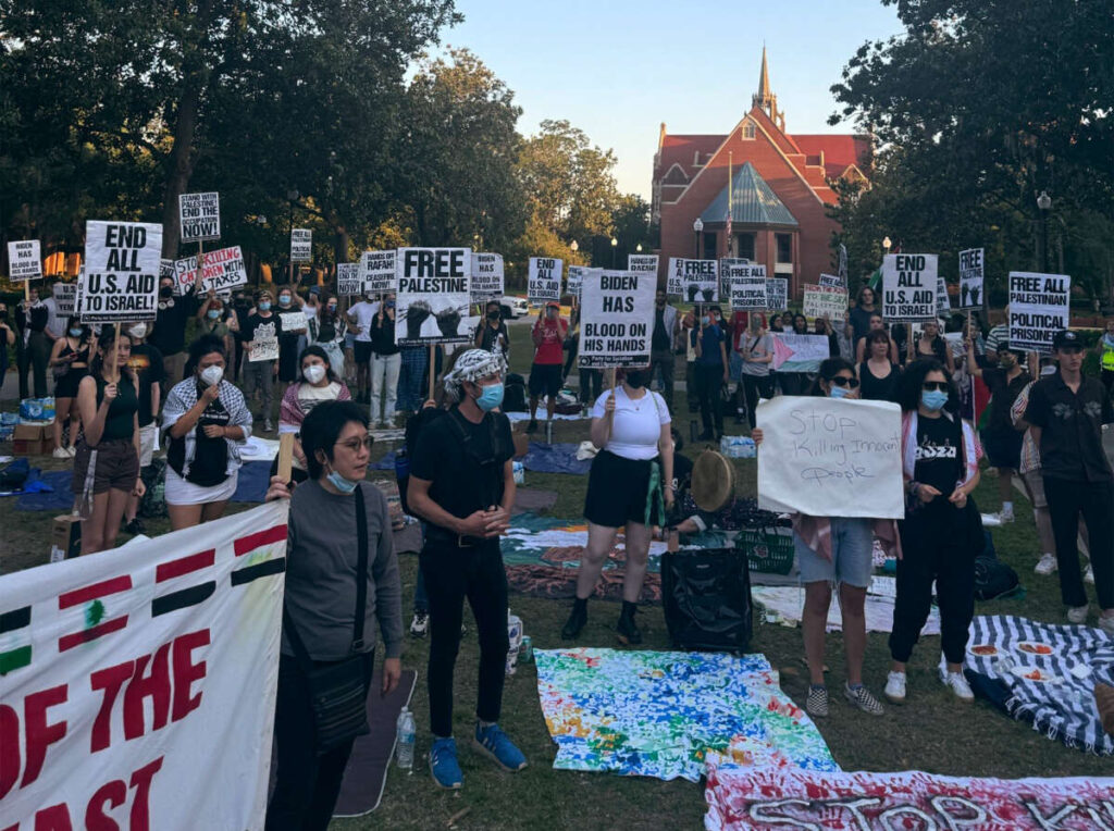 Studenten musk Protesten