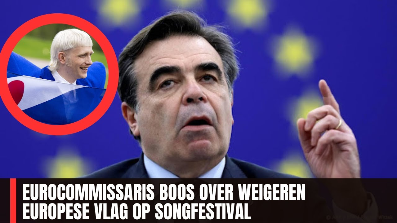 Het verbod op EU-vlaggen op het Eurovisie Songfestival was ‘verbijsterend’, zegt de Europese Commissie