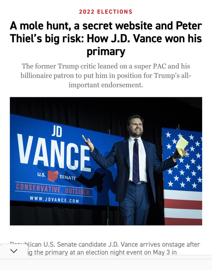 Peilingen tonen aan dat Vance zeer impopulair is. Kan de RNC hem van de lijst halen?