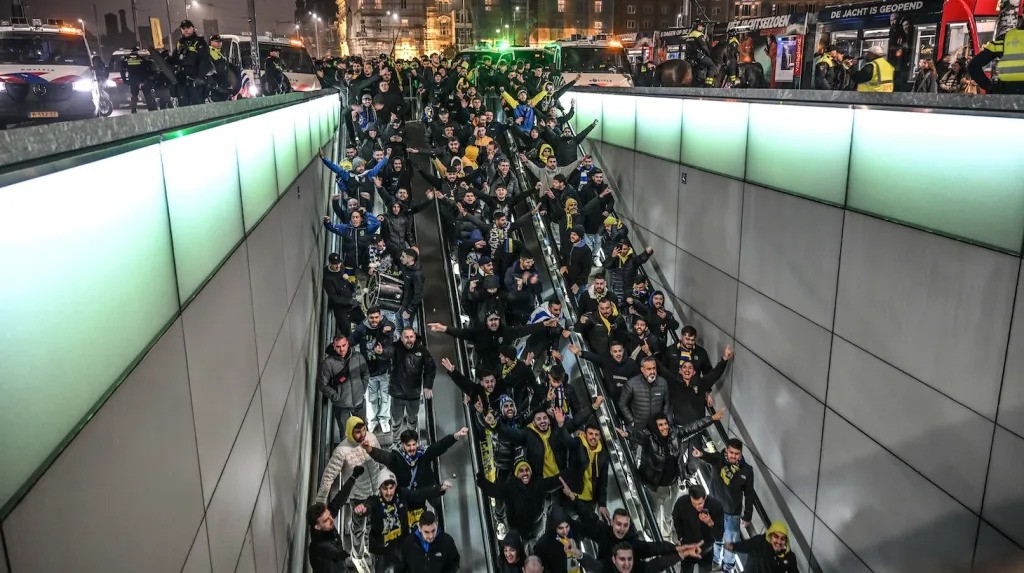 Maccabi Maccabi Tel Aviv Amsterdam Maccabi-hooligans Israël